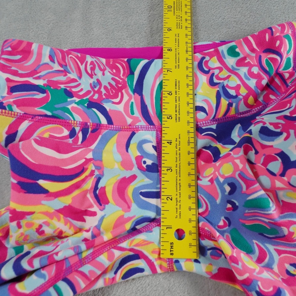Lilly Pulitzer Luxletic Capri Leggings Multicolor Size XS Preppy Resort Colorful - Picture 7 of 13